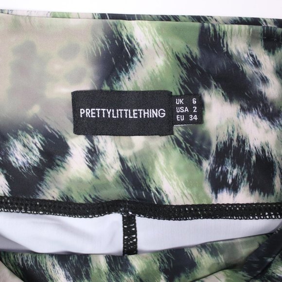 PrettyLittleThing Womens Size US 2 Leopard Print Fitted Leggings - Picture 5 of 5